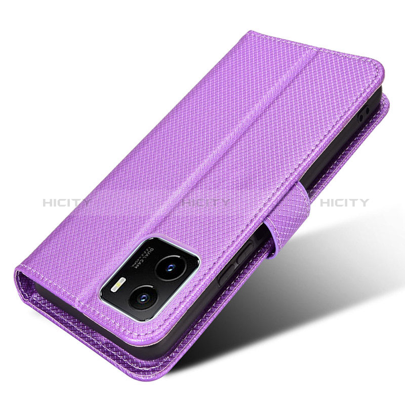 Funda de Cuero Cartera con Soporte Carcasa BY1 para Vivo Y10 t1