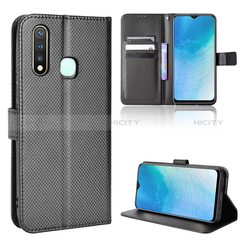 Funda de Cuero Cartera con Soporte Carcasa BY1 para Vivo Y5s