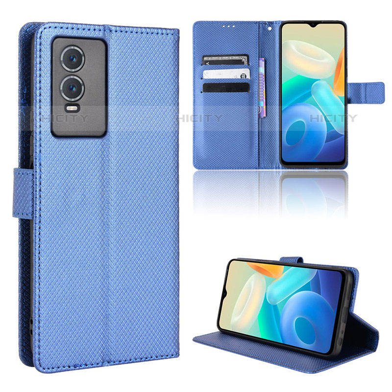 Funda de Cuero Cartera con Soporte Carcasa BY1 para Vivo Y74s 5G