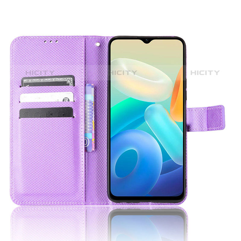 Funda de Cuero Cartera con Soporte Carcasa BY1 para Vivo Y74s 5G