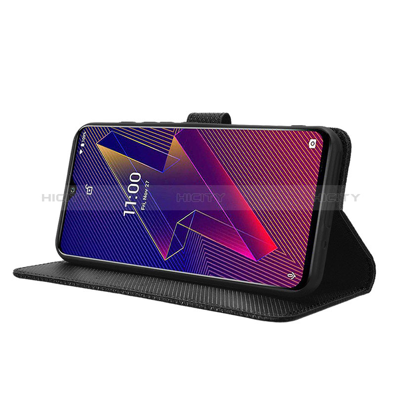 Funda de Cuero Cartera con Soporte Carcasa BY1 para Wiko Power U20