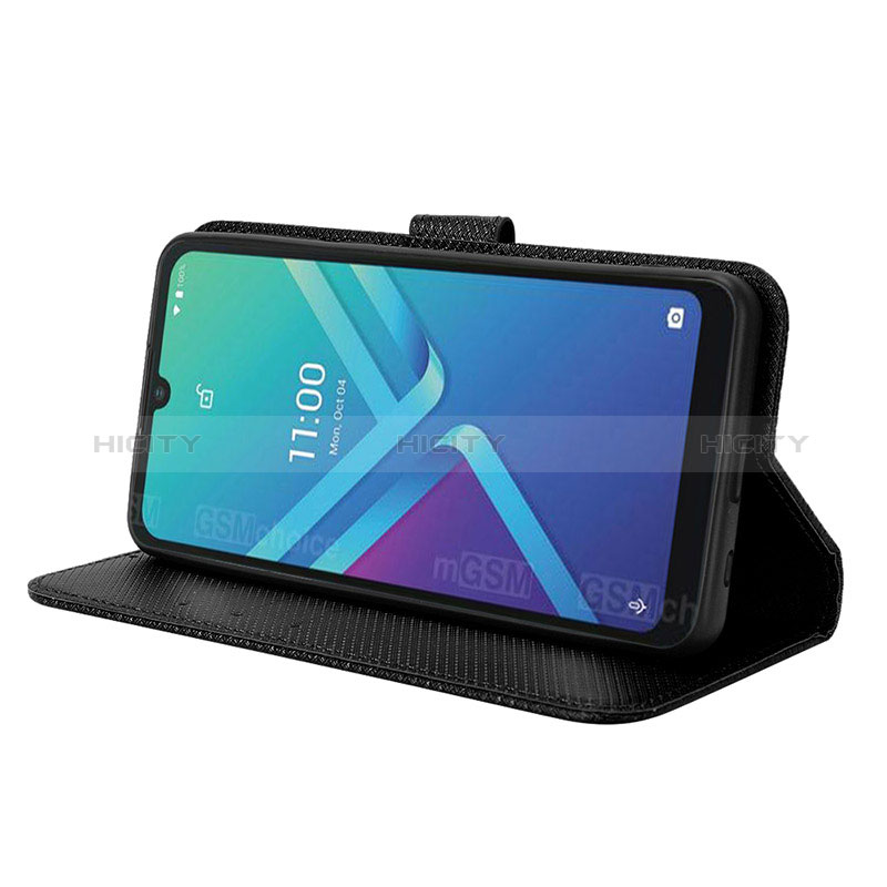 Funda de Cuero Cartera con Soporte Carcasa BY1 para Wiko Y82