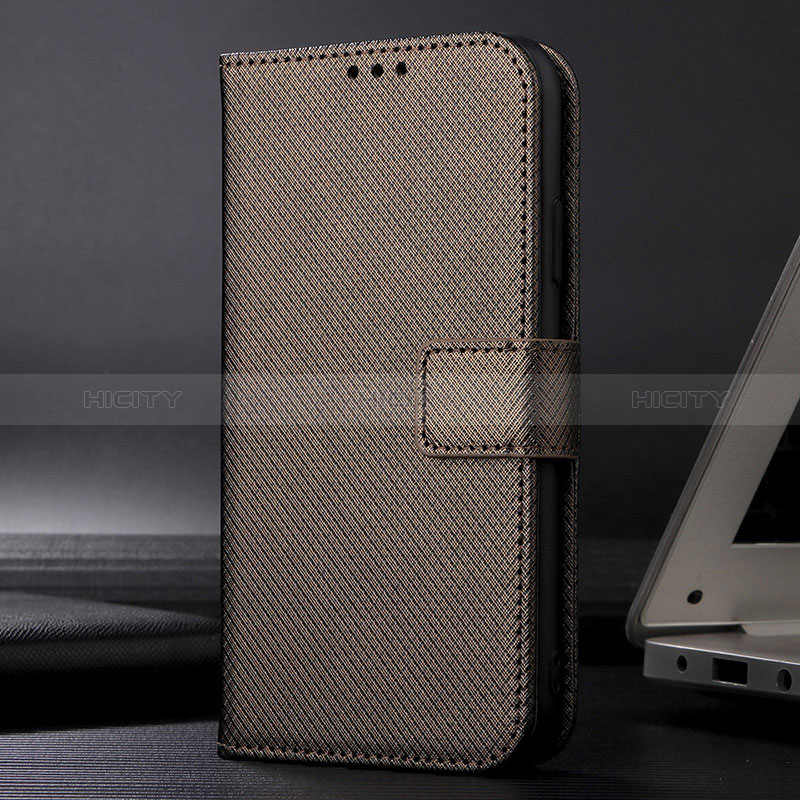 Funda de Cuero Cartera con Soporte Carcasa BY1 para Xiaomi Black Shark 4S Pro 5G Marron