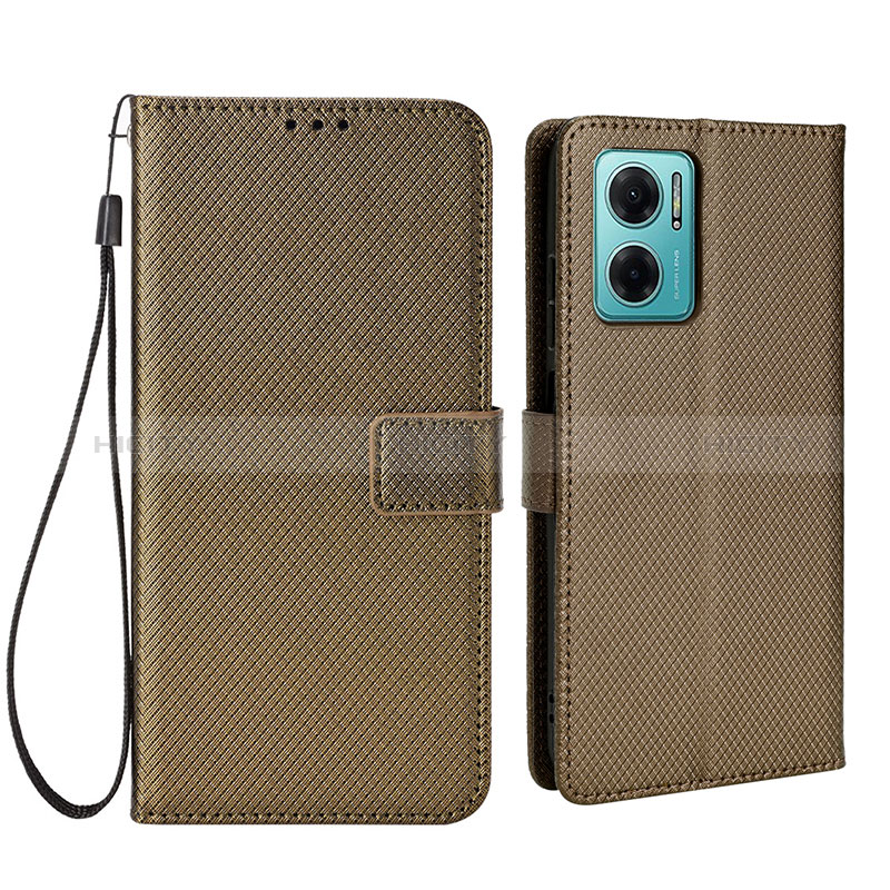 Funda de Cuero Cartera con Soporte Carcasa BY1 para Xiaomi Redmi 10 5G