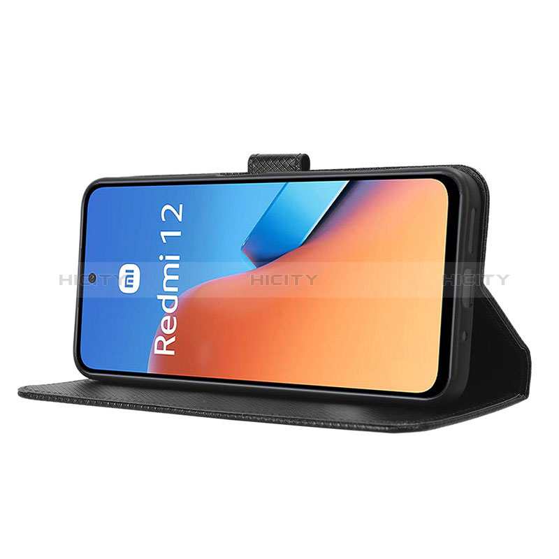 Funda de Cuero Cartera con Soporte Carcasa BY1 para Xiaomi Redmi 12 4G