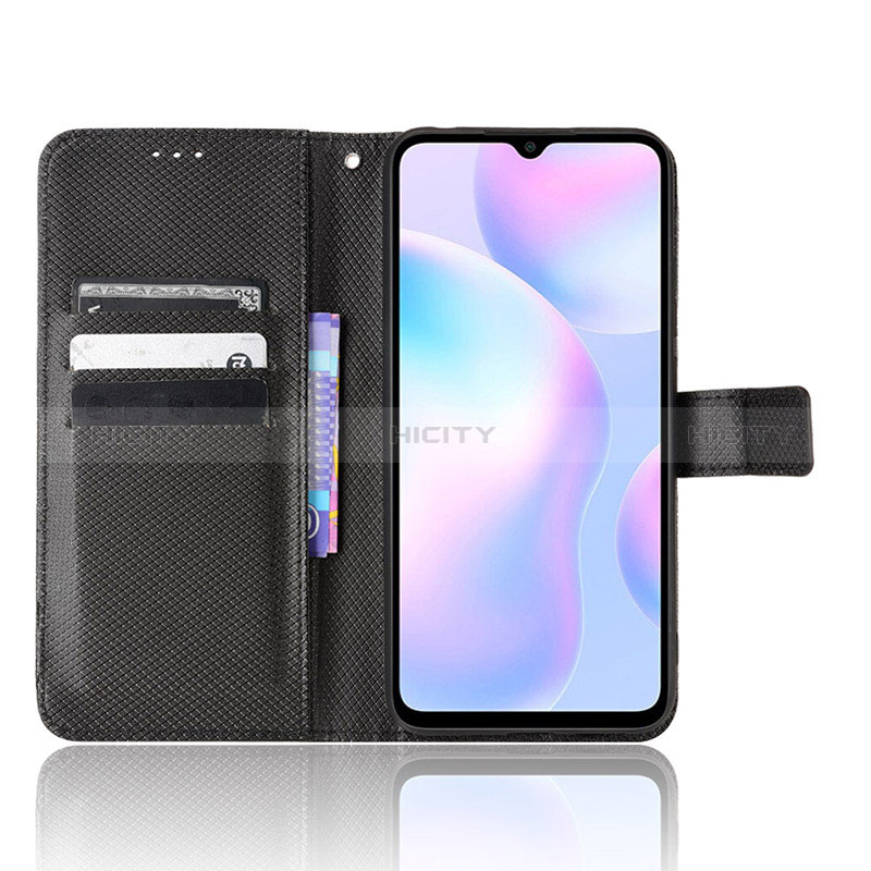 Funda de Cuero Cartera con Soporte Carcasa BY1 para Xiaomi Redmi 9A