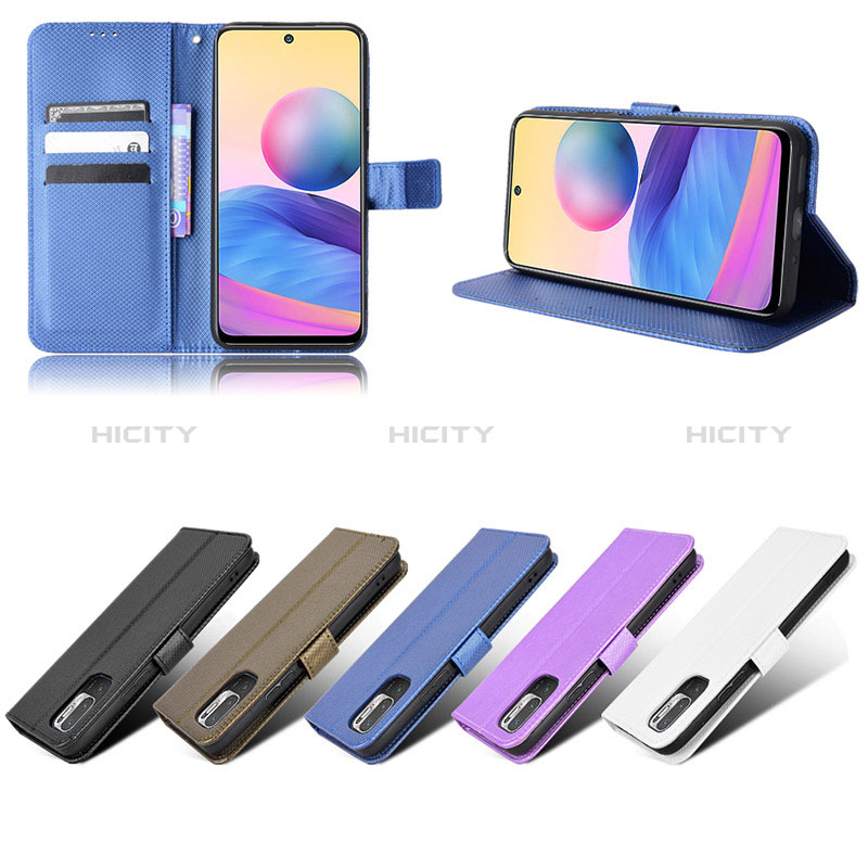 Funda de Cuero Cartera con Soporte Carcasa BY1 para Xiaomi Redmi Note 10 JE 5G