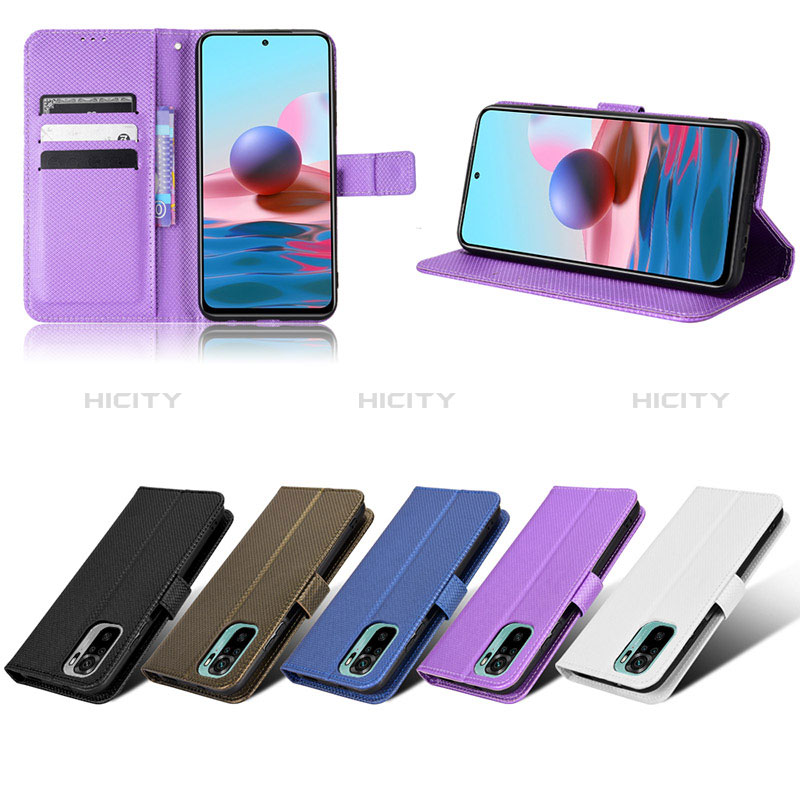 Funda de Cuero Cartera con Soporte Carcasa BY1 para Xiaomi Redmi Note 10S 4G