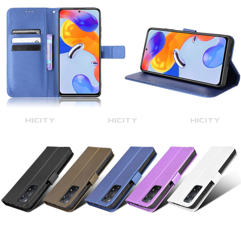 Funda de Cuero Cartera con Soporte Carcasa BY1 para Xiaomi Redmi Note 11 Pro 5G