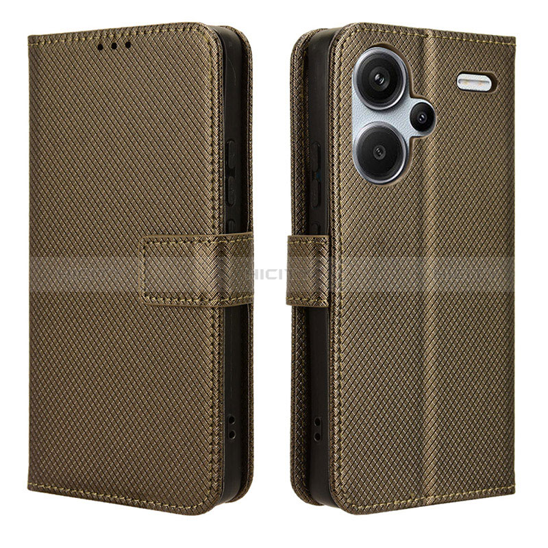 Funda de Cuero Cartera con Soporte Carcasa BY1 para Xiaomi Redmi Note 13 Pro+ Plus 5G