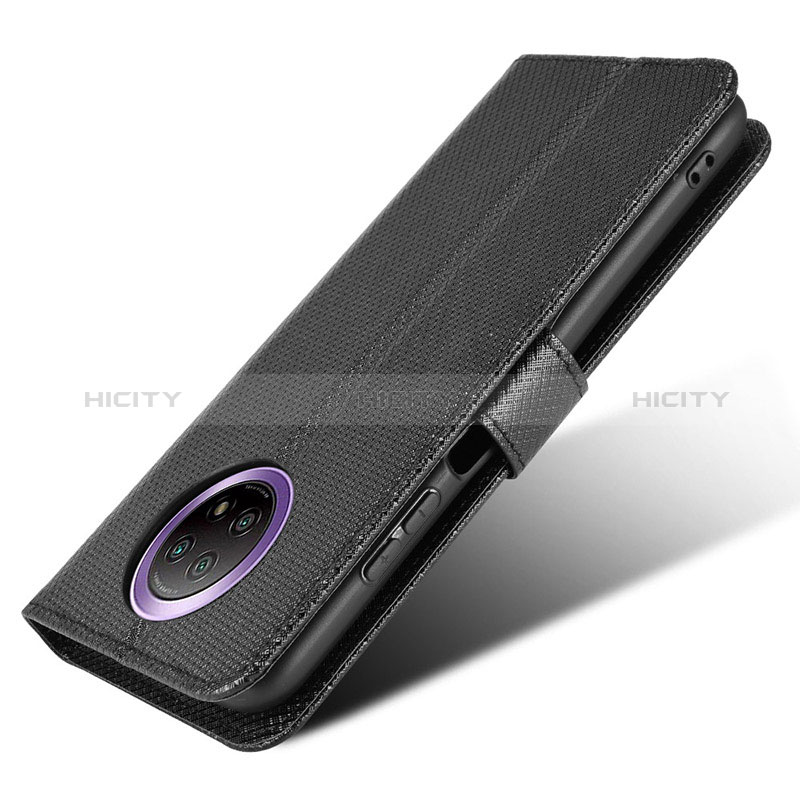 Funda de Cuero Cartera con Soporte Carcasa BY1 para Xiaomi Redmi Note 9 5G