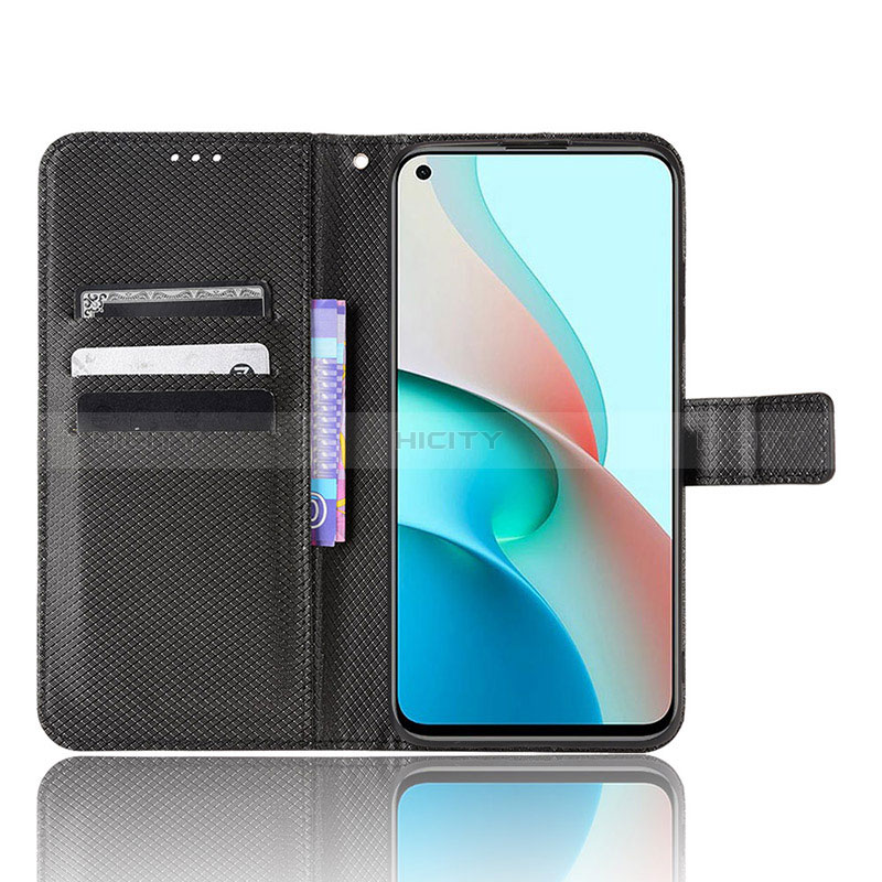 Funda de Cuero Cartera con Soporte Carcasa BY1 para Xiaomi Redmi Note 9 5G