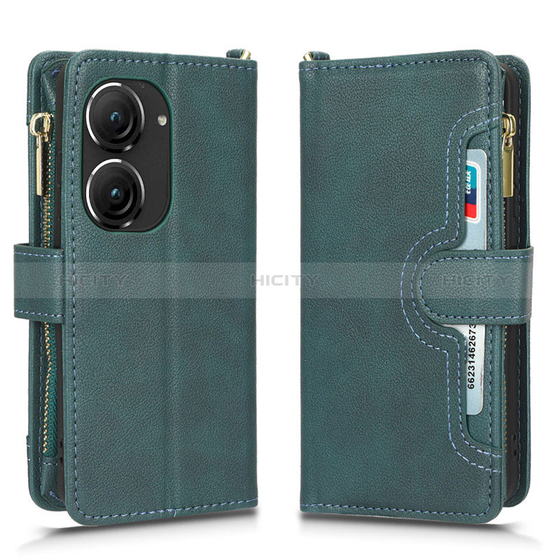 Funda de Cuero Cartera con Soporte Carcasa BY2 para Asus ZenFone 10