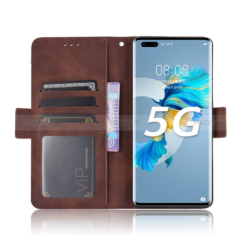 Funda de Cuero Cartera con Soporte Carcasa BY2 para Huawei Mate 40 Pro+ Plus