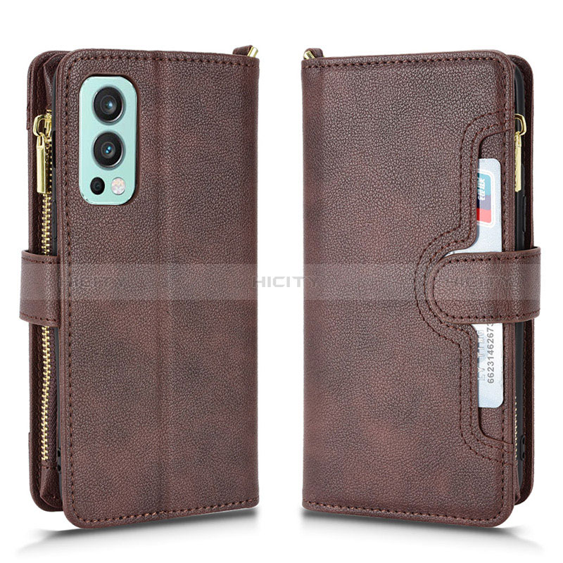 Funda de Cuero Cartera con Soporte Carcasa BY2 para OnePlus Nord 2 5G