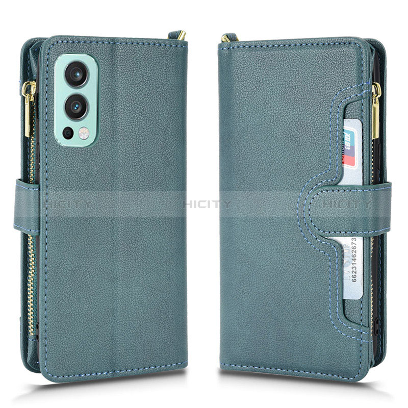 Funda de Cuero Cartera con Soporte Carcasa BY2 para OnePlus Nord 2 5G