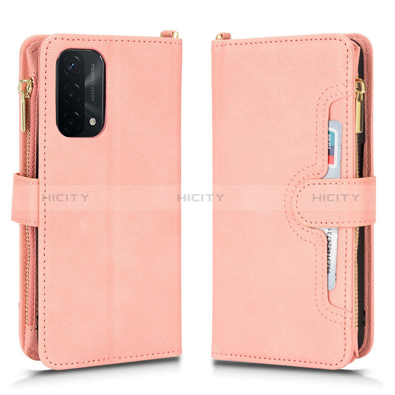 Funda de Cuero Cartera con Soporte Carcasa BY2 para Oppo A74 5G