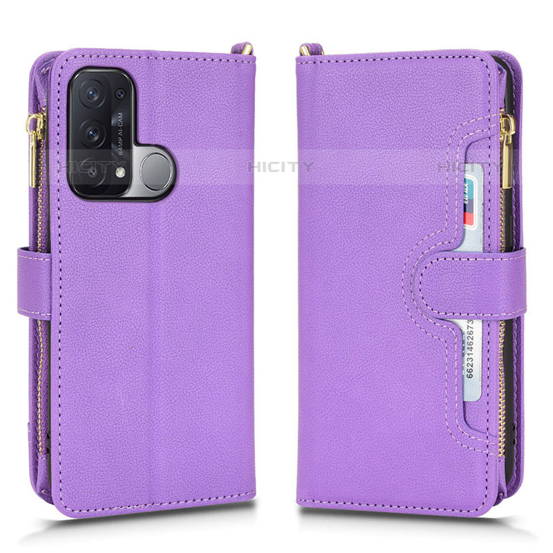 Funda de Cuero Cartera con Soporte Carcasa BY2 para Oppo Reno5 A