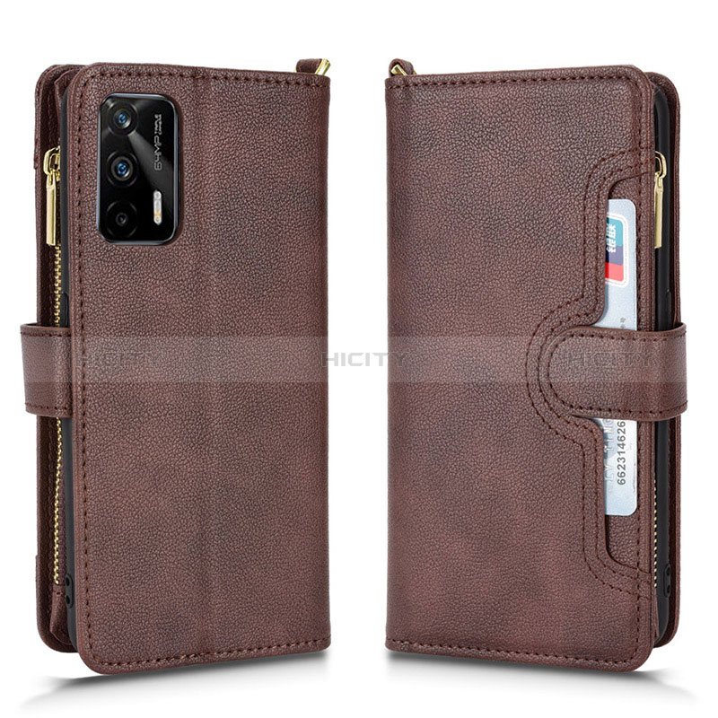 Funda de Cuero Cartera con Soporte Carcasa BY2 para Realme GT Neo 5G Marron