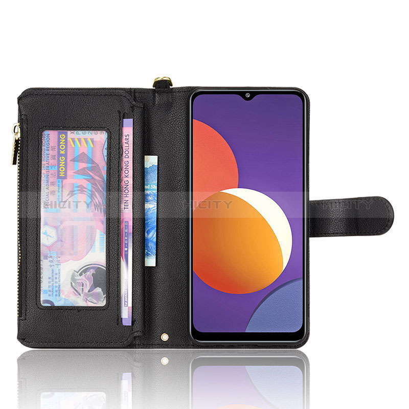 Funda de Cuero Cartera con Soporte Carcasa BY2 para Samsung Galaxy A12 Nacho