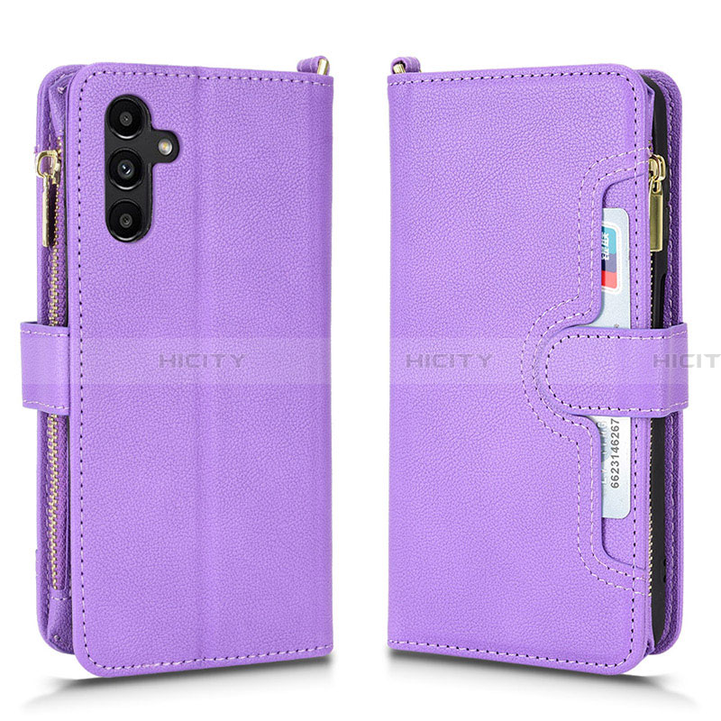 Funda de Cuero Cartera con Soporte Carcasa BY2 para Samsung Galaxy A13 5G Morado