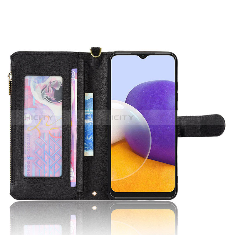 Funda de Cuero Cartera con Soporte Carcasa BY2 para Samsung Galaxy A22s 5G