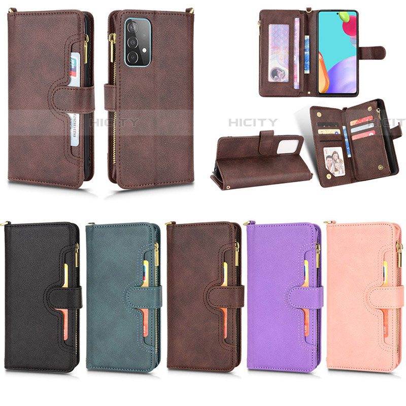 Funda de Cuero Cartera con Soporte Carcasa BY2 para Samsung Galaxy A52 4G