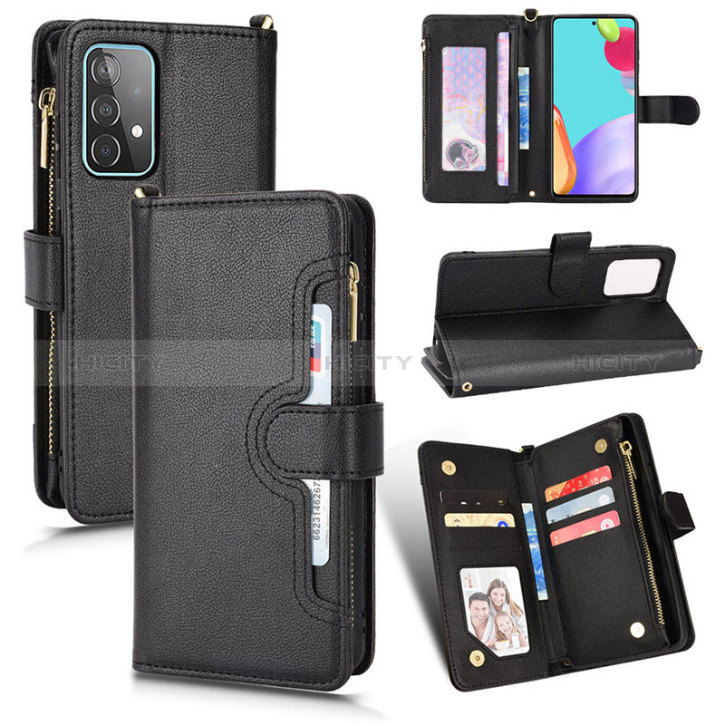 Funda de Cuero Cartera con Soporte Carcasa BY2 para Samsung Galaxy A52s 5G