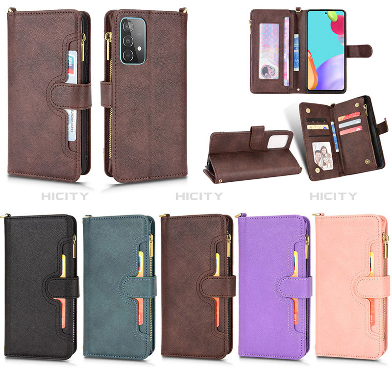 Funda de Cuero Cartera con Soporte Carcasa BY2 para Samsung Galaxy A52s 5G