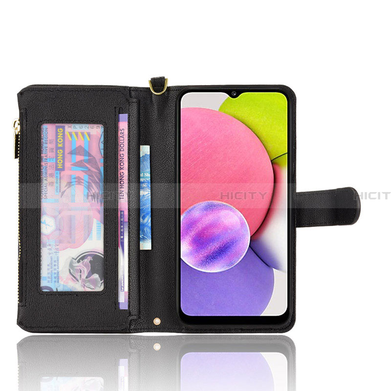 Funda de Cuero Cartera con Soporte Carcasa BY2 para Samsung Galaxy F02S SM-E025F