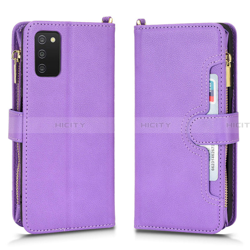 Funda de Cuero Cartera con Soporte Carcasa BY2 para Samsung Galaxy F02S SM-E025F