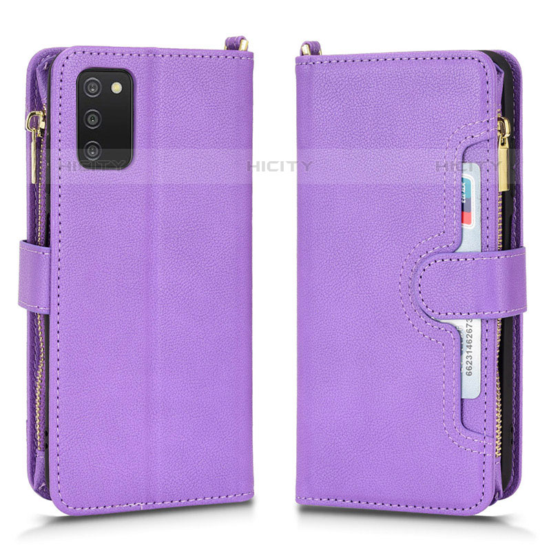 Funda de Cuero Cartera con Soporte Carcasa BY2 para Samsung Galaxy M02s