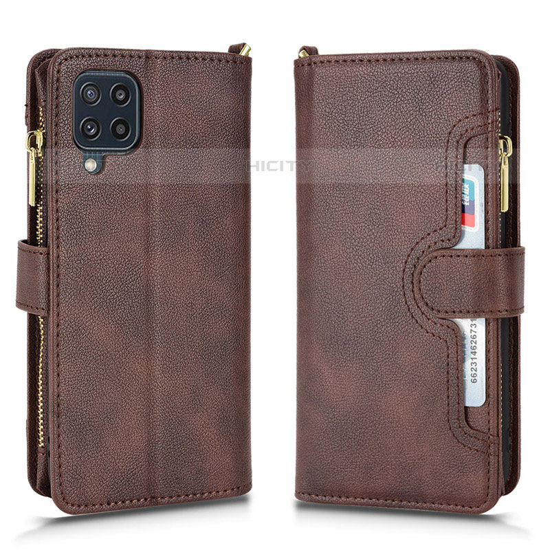 Funda de Cuero Cartera con Soporte Carcasa BY2 para Samsung Galaxy M22 4G