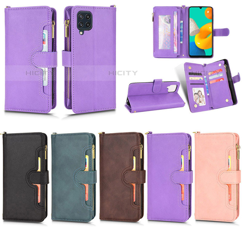 Funda de Cuero Cartera con Soporte Carcasa BY2 para Samsung Galaxy M32 4G