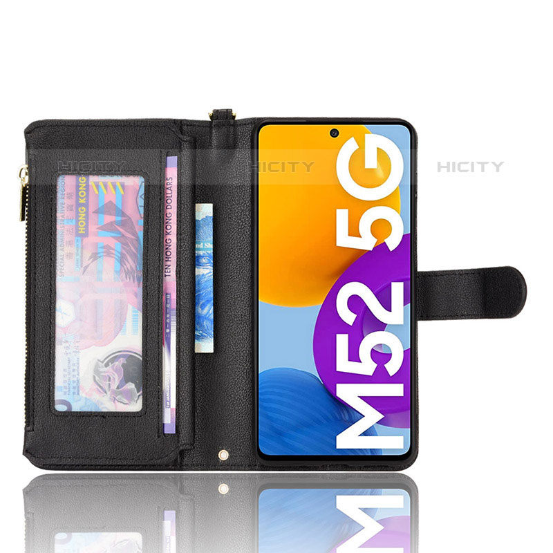 Funda de Cuero Cartera con Soporte Carcasa BY2 para Samsung Galaxy M52 5G