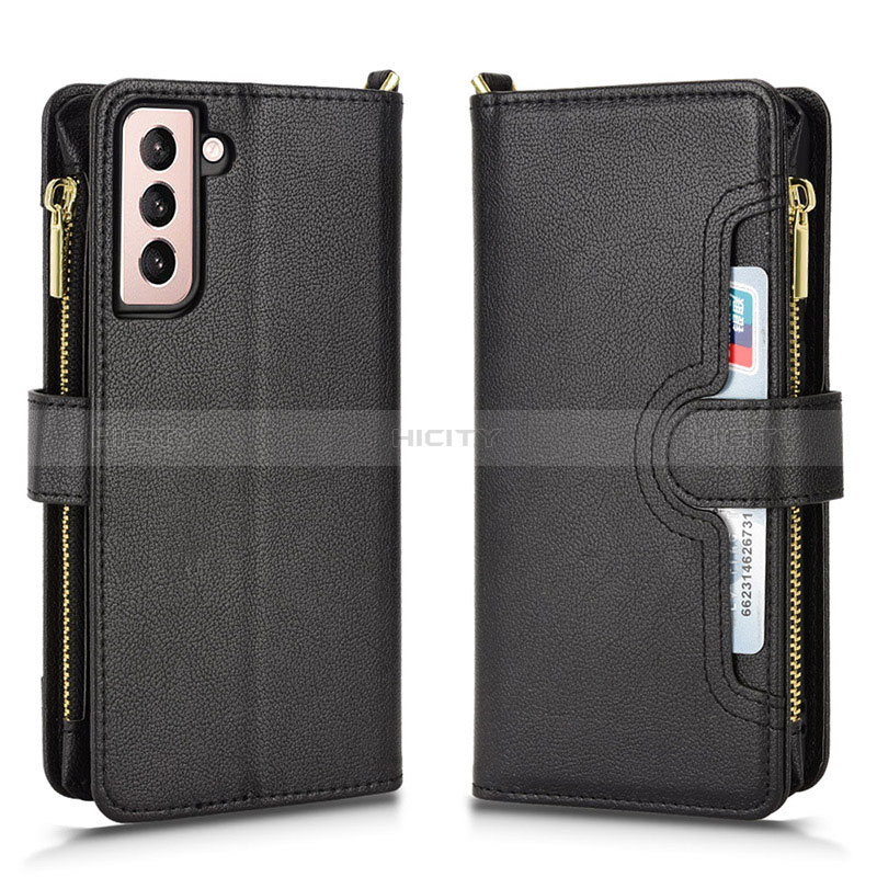 Funda de Cuero Cartera con Soporte Carcasa BY2 para Samsung Galaxy S22 Plus 5G Negro