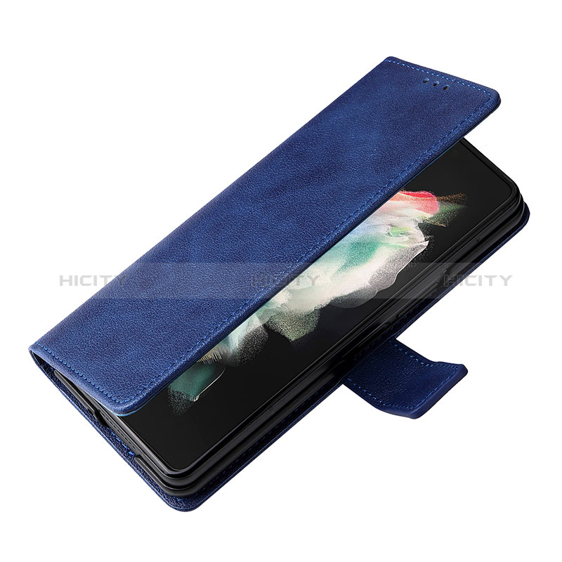 Funda de Cuero Cartera con Soporte Carcasa BY2 para Samsung Galaxy Z Fold3 5G