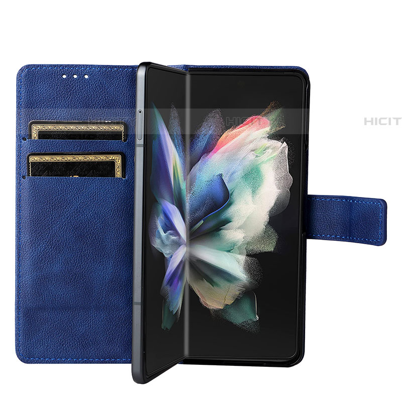 Funda de Cuero Cartera con Soporte Carcasa BY2 para Samsung Galaxy Z Fold4 5G