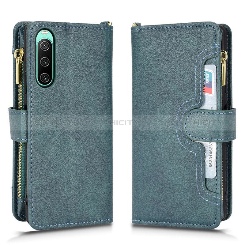 Funda de Cuero Cartera con Soporte Carcasa BY2 para Sony Xperia 10 IV SO-52C