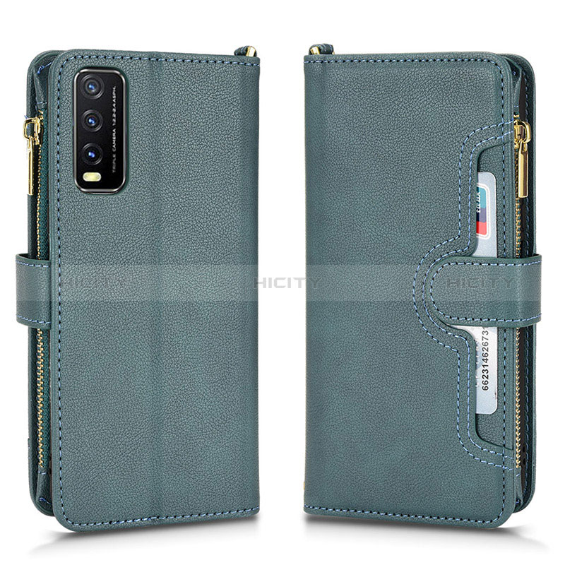 Funda de Cuero Cartera con Soporte Carcasa BY2 para Vivo Y12A