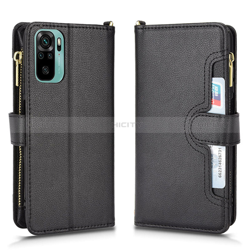 Funda de Cuero Cartera con Soporte Carcasa BY2 para Xiaomi Redmi Note 10 4G