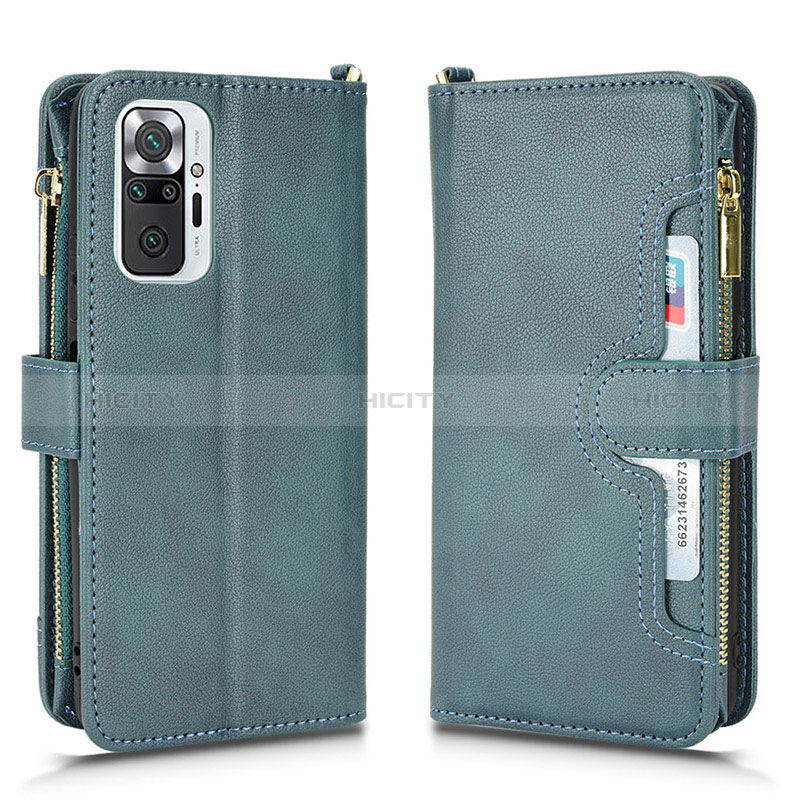 Funda de Cuero Cartera con Soporte Carcasa BY2 para Xiaomi Redmi Note 10 Pro Max