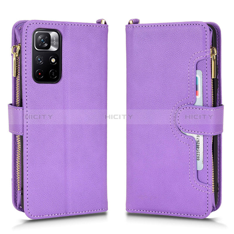 Funda de Cuero Cartera con Soporte Carcasa BY2 para Xiaomi Redmi Note 11 5G