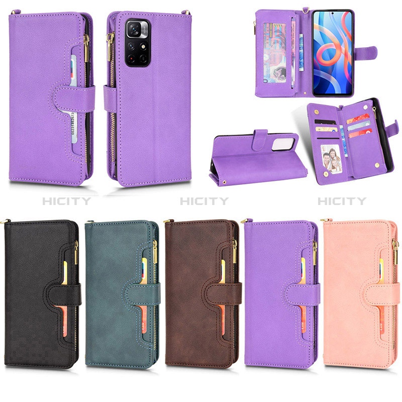 Funda de Cuero Cartera con Soporte Carcasa BY2 para Xiaomi Redmi Note 11T 5G