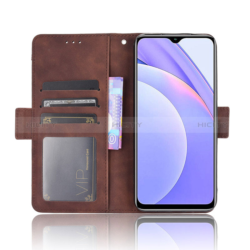 Funda de Cuero Cartera con Soporte Carcasa BY2 para Xiaomi Redmi Note 9 4G