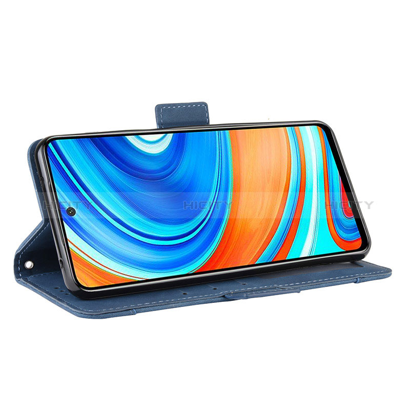 Funda de Cuero Cartera con Soporte Carcasa BY2 para Xiaomi Redmi Note 9 Pro Max