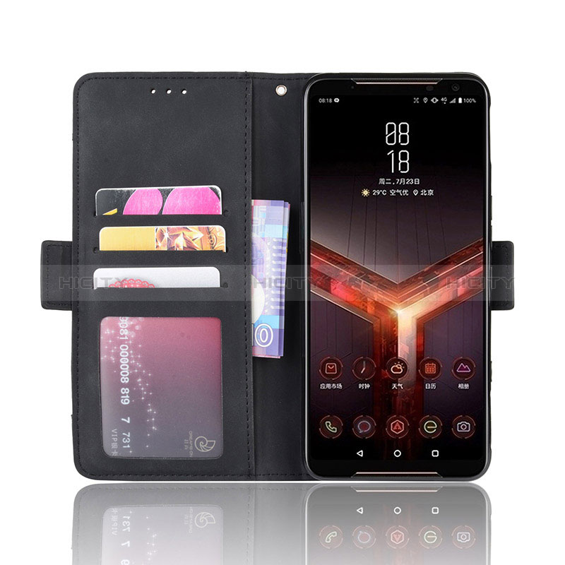 Funda de Cuero Cartera con Soporte Carcasa BY3 para Asus ROG Phone II ZS660KL