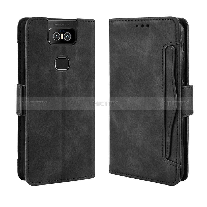 Funda de Cuero Cartera con Soporte Carcasa BY3 para Asus Zenfone 6 ZS630KL