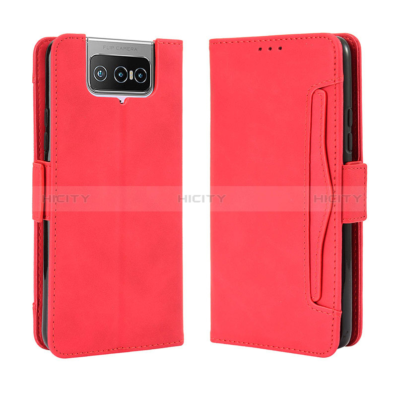 Funda de Cuero Cartera con Soporte Carcasa BY3 para Asus Zenfone 7 Pro ZS671KS