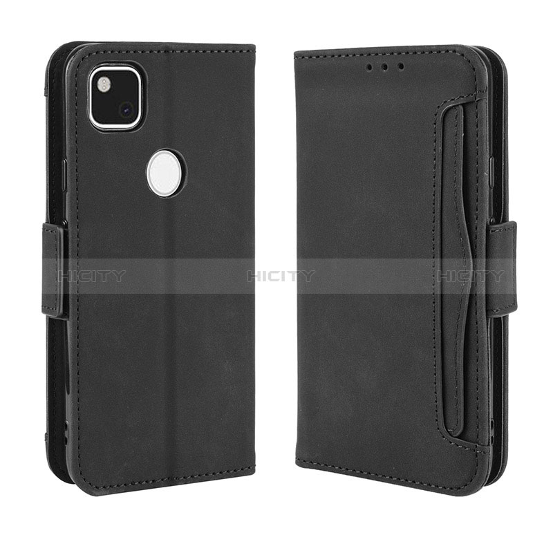 Funda de Cuero Cartera con Soporte Carcasa BY3 para Google Pixel 4a